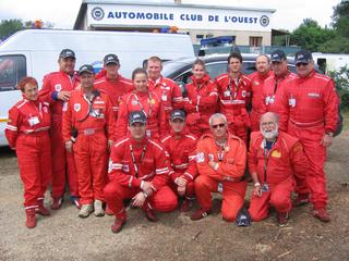 Secouristes-extracteurs Protection Civile 63 et 92 au Mans 2008 